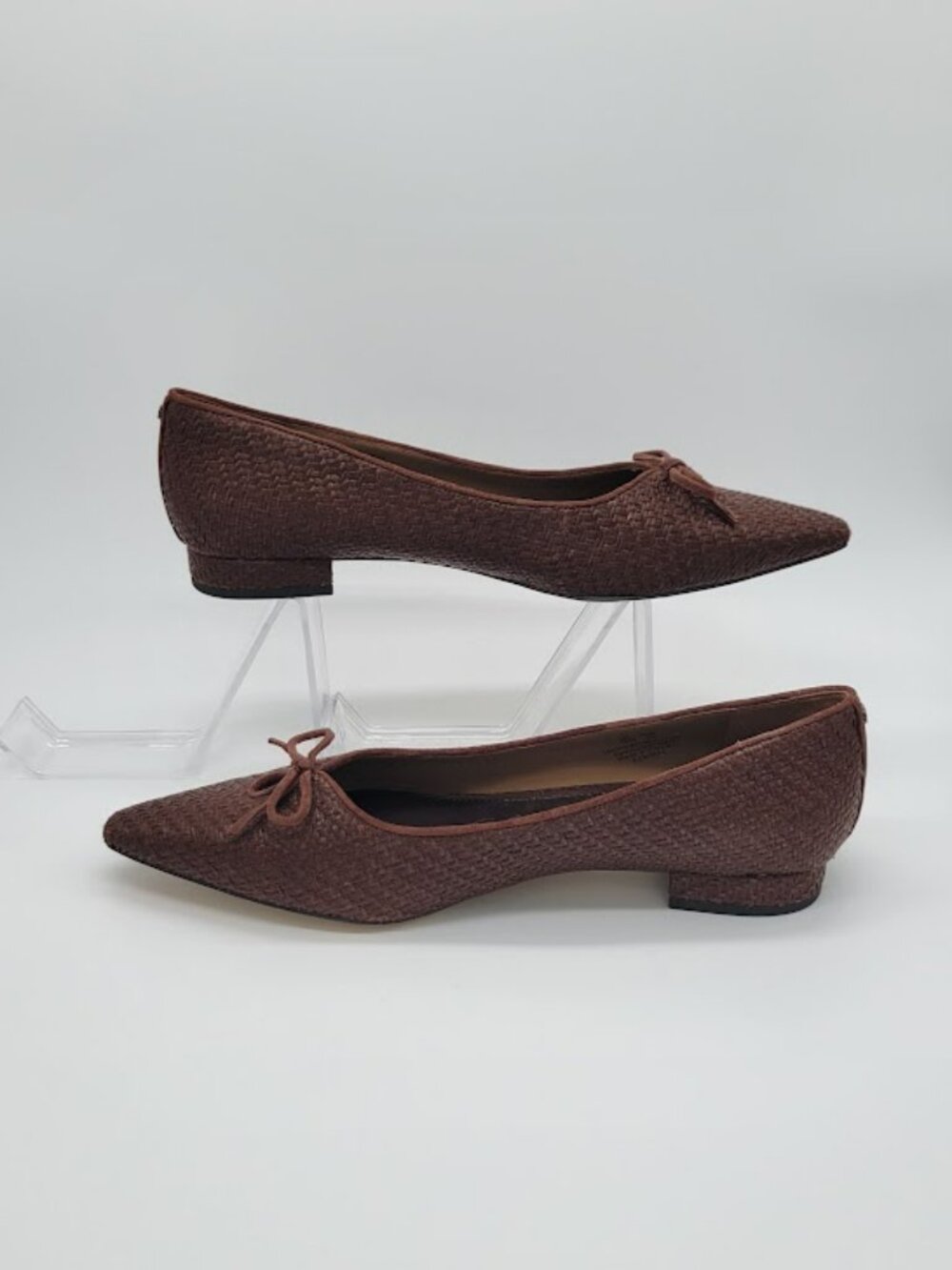 SAM EDELMAN Esmira Women’s Pointed Toe Flats Brown Bow Size 10 NWOB - Picture 5 of 8